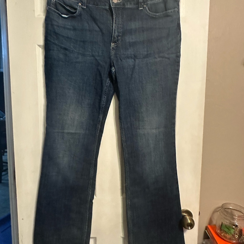 Wrangler Blue Flare Wide Leg Jeans